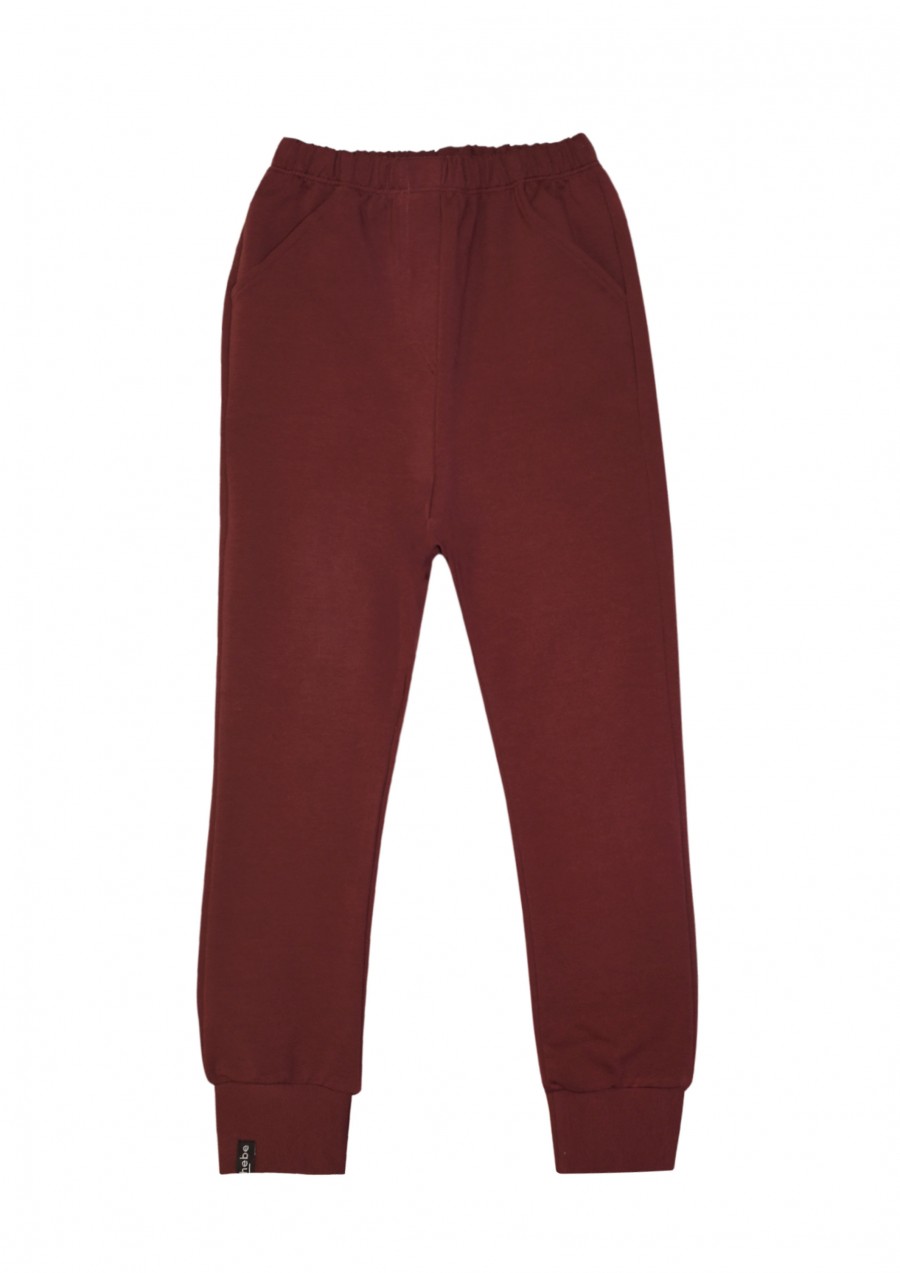 Warm pants dark red FW21204