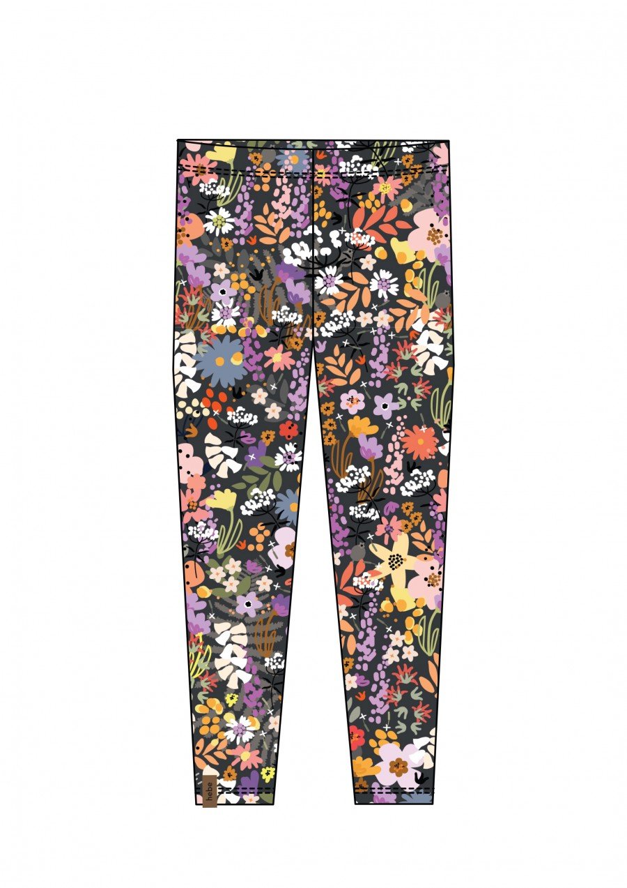 Leggings with midsummer flower print LIGO2403