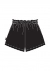 Shorts black muslin for girls SS21253L