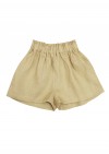 Shorts beige linen for girl SS19126