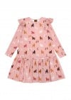 Dress with poodle print FW23093L