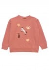 Sweatshirt pink with unicorn FW24255