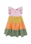 Dress colored linen SS23226L