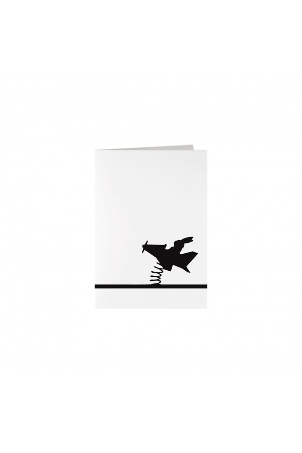 Card  "Flying  Rabbit onesize HAM088