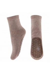 Celina socks anti-slip, brown Sienna