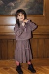 Skirt violet with ruffle FW23162L