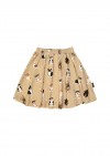 Skirt with dog friends print FW21307