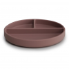 Mushie Silicone Plate - Cloudy Mauve 2320047