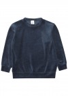 Sweater blue velvet for adult FW21178