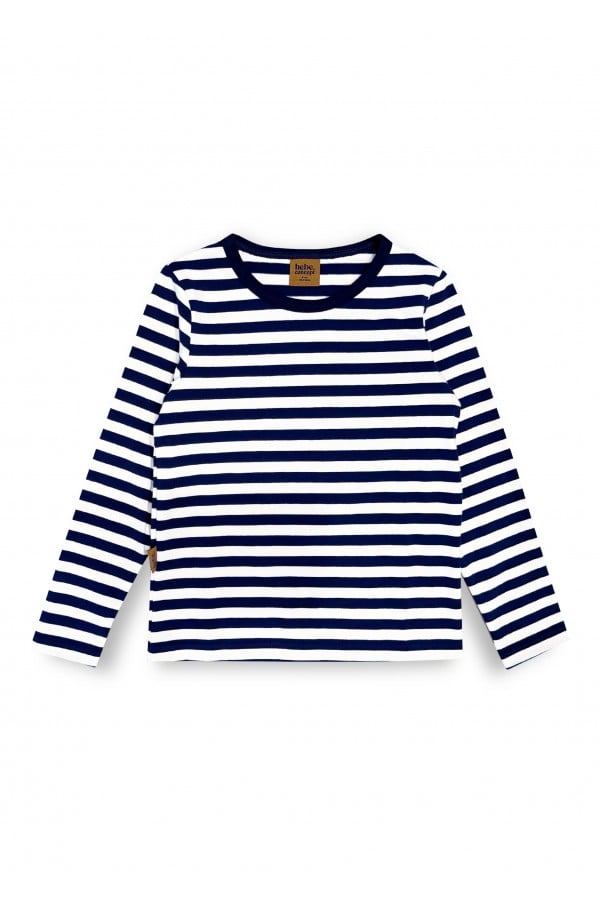 Striped top navy blue/ white stripes 0108_F25023