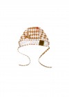 Hat for newborns with rhomb print FW23244