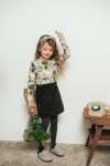 Top with green park print FW21357L