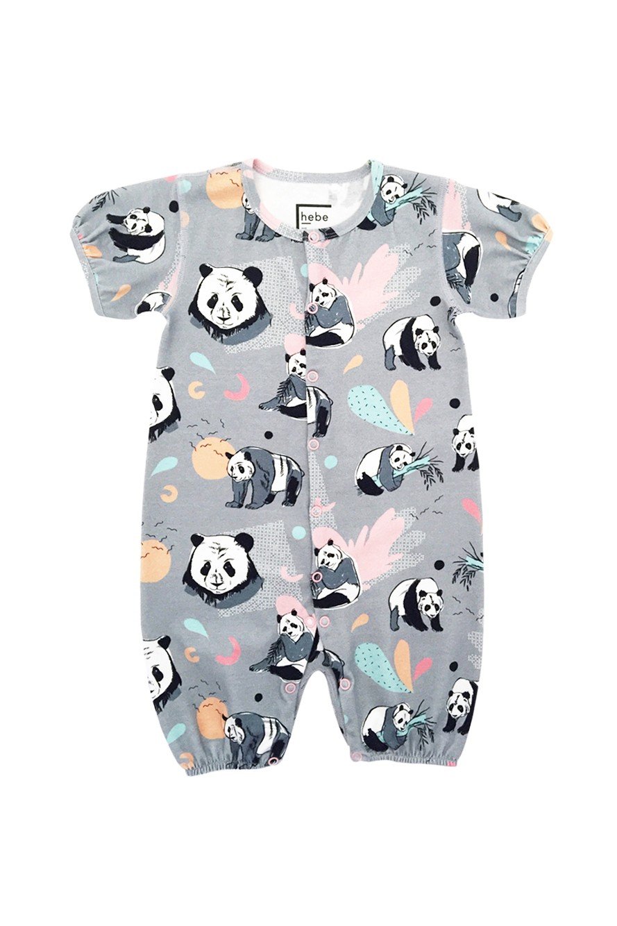 Rompers with pandas MRA0001S