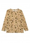 Top with floral mustard print FW21403