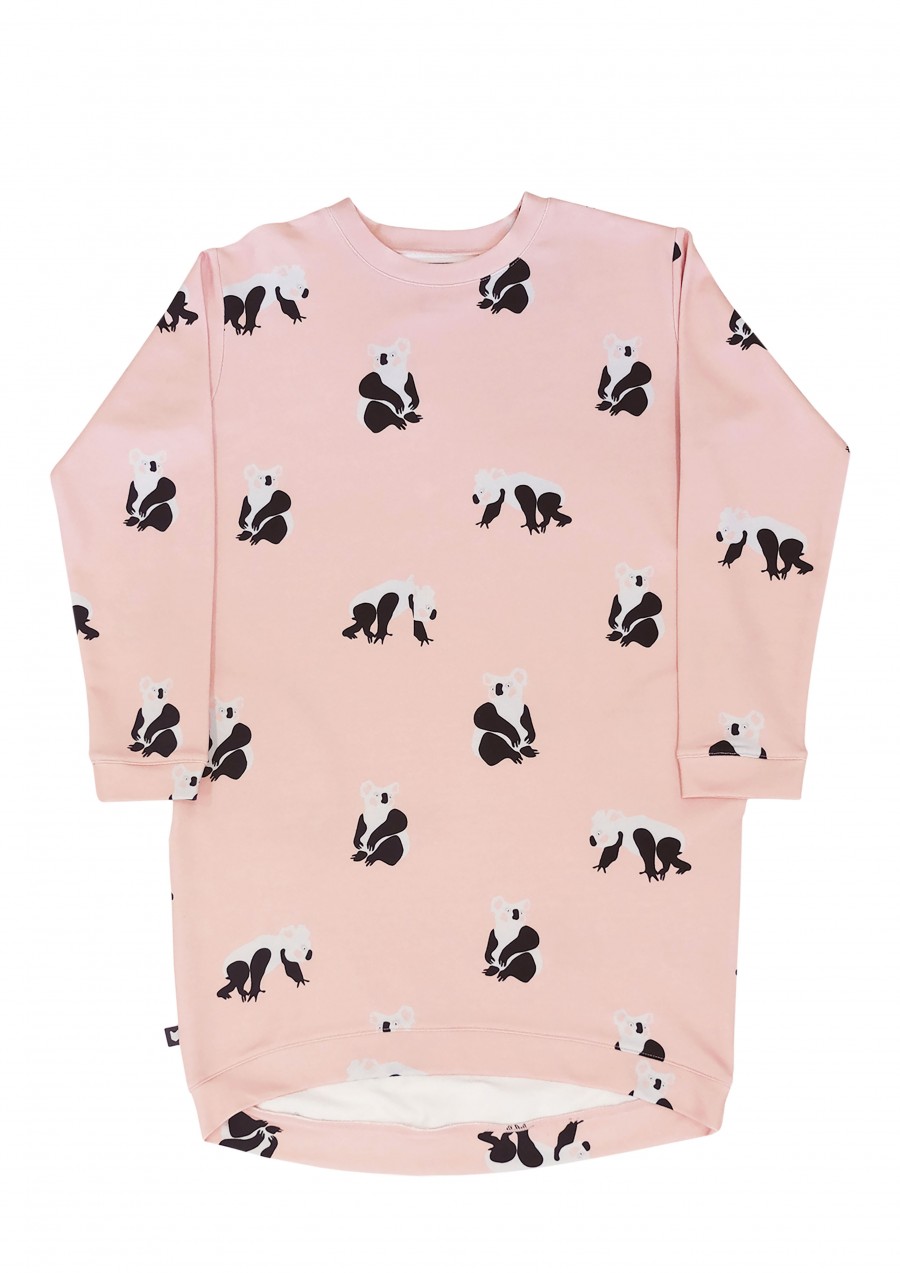 Sweater dress with koala print SS180024