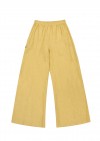 Pants dusty yellow linen for female SS23228