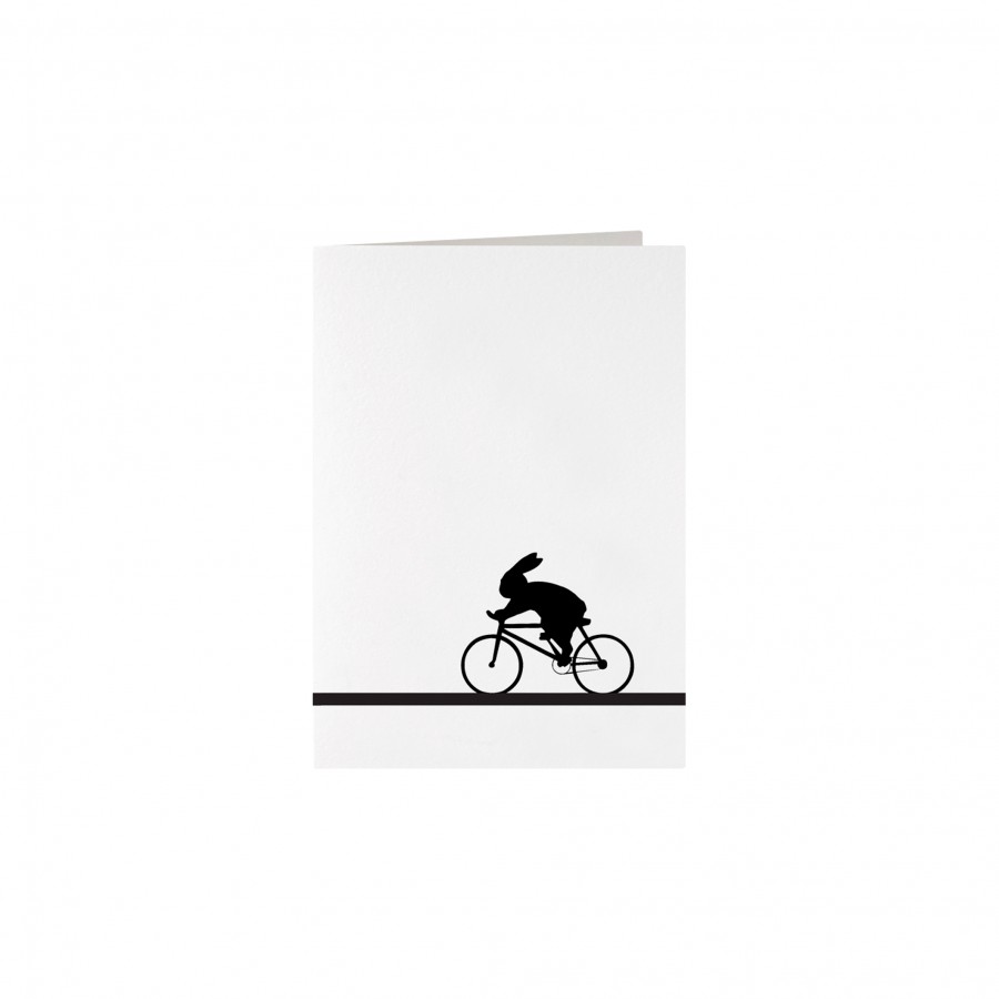Card "Racing Bike Rabbit onesize HAM006
