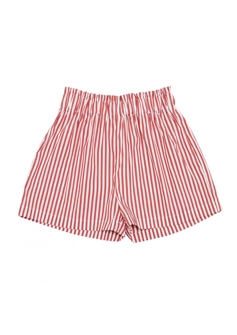 Shorts with red stripes SS19010