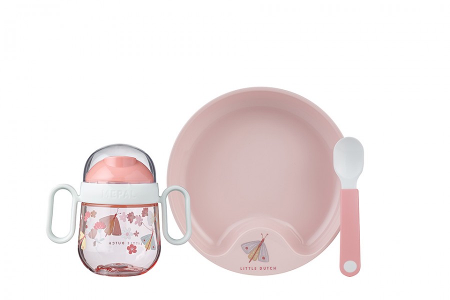 Little Dutch Baby dinnerware 3-piece set ' Flowers & Butterflies' LD108040065243