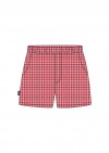 Shorts red and pink checkered, for boys SS21151L