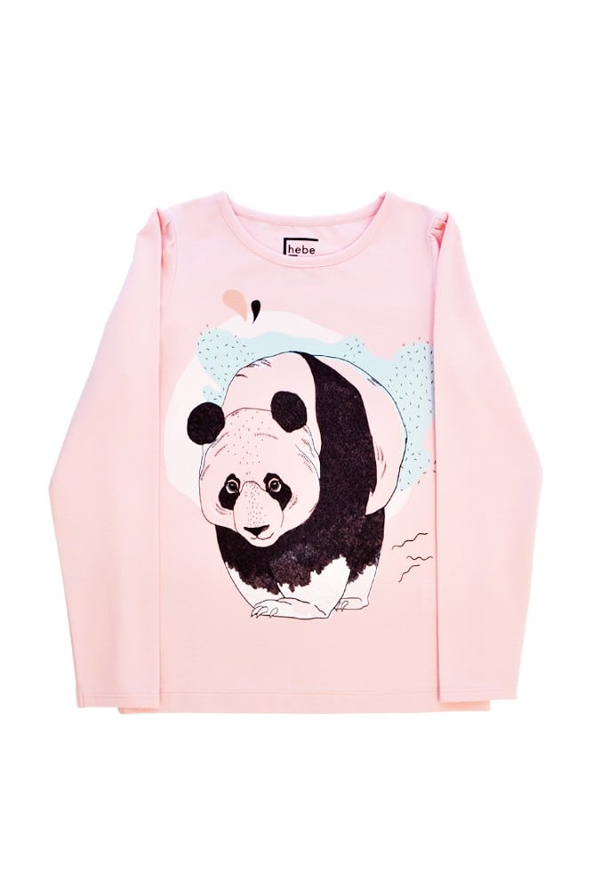 Top pink with panda MTO0017S