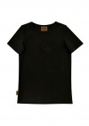 Top black with embroidery for female FW23026