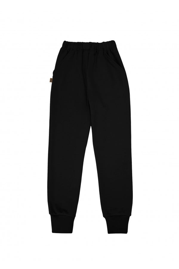 Sweatpants black, unisex FW24184