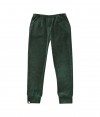 Sweatpants cotton velvet emerald green FW20055L