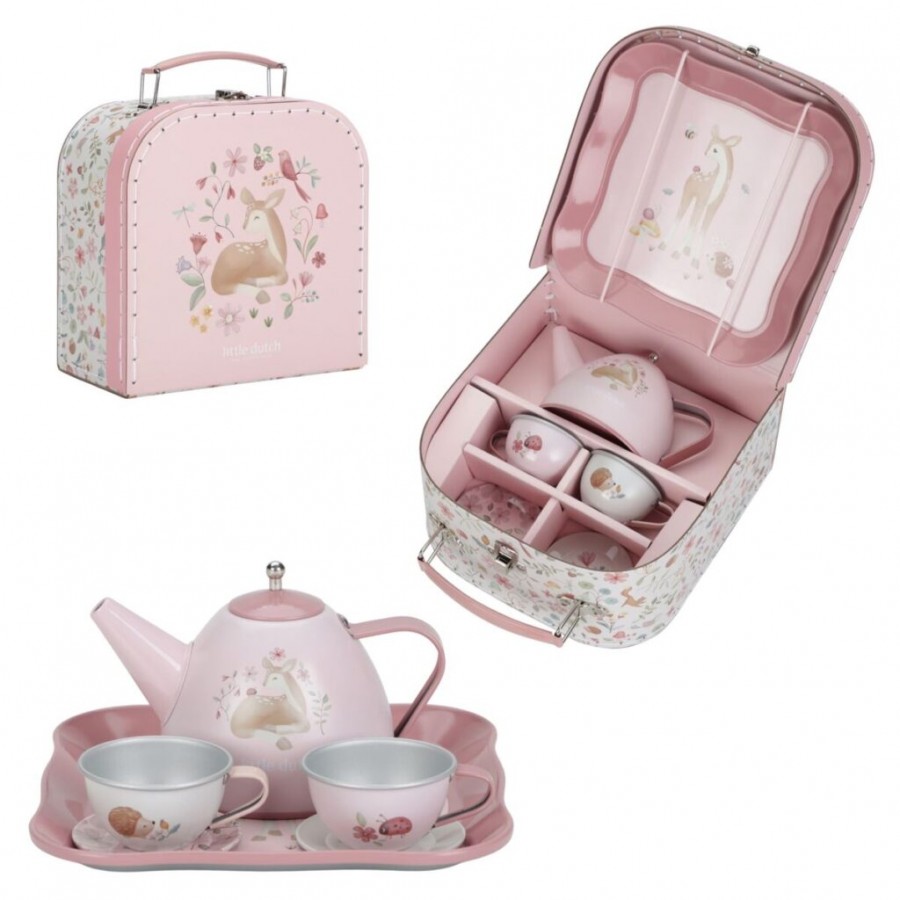 Tea Set In Suitcase ´Fairy Garden´ LD2013746