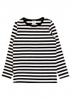 Top with black and white stripes for female FW21222