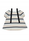 Daughter linen summer dress, with stripes SS180196
