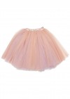 Midi tulle skirt soft pink and light purple, reversable FW19136