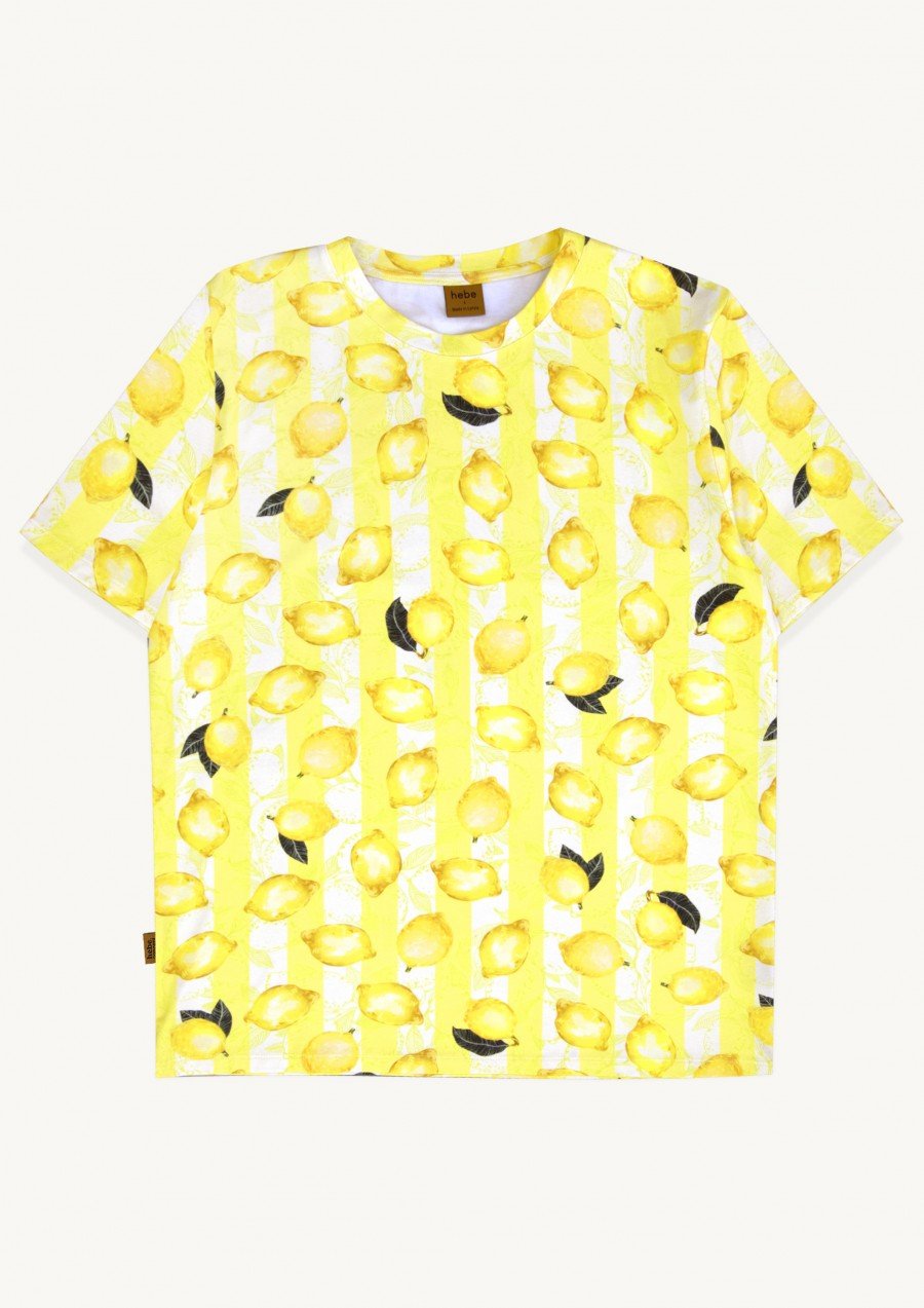 Top with allover lemon print for male KLA24006