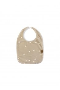 Bib with all-over small duck print