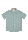 Shirt green-blue checkered SS22149L