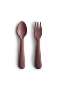 Mushie Fork & Spoon - Woodchuck