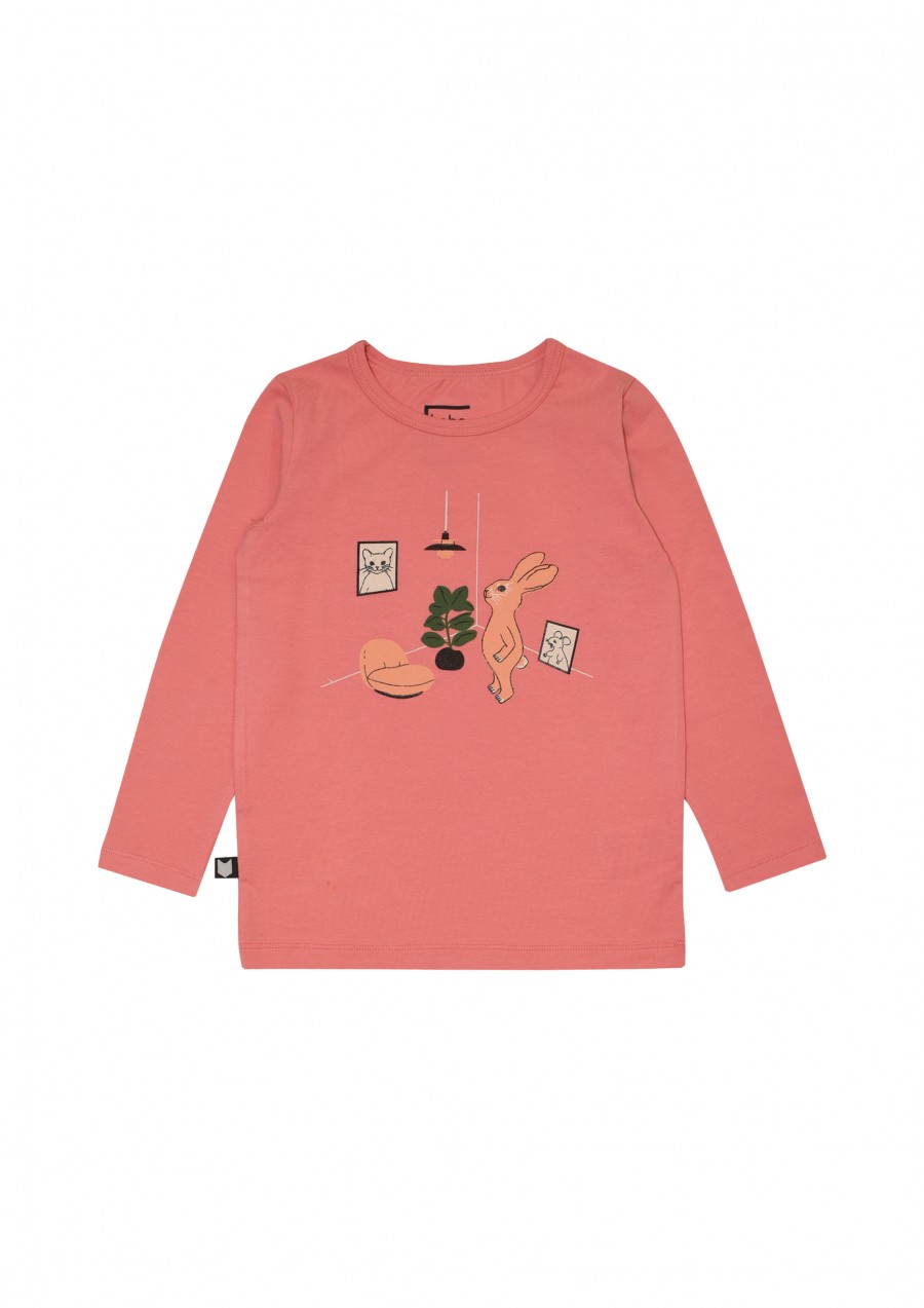 Top pink with bunny FW20036