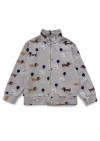 Jacket with all-over dog print 0291_F25199