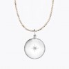 Pregnancy necklace Lucky Star (silver on cord) 212BETOIL1