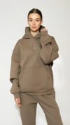 Lazy Monday taupe gray hoodie 0006_LM028