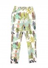 Warm pants with animal and palm print SS20050L