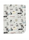 Blanket with comic print SS19154