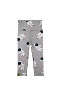 Leggings high waist with allover astronout print