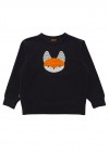 Sweater grey with Tuta's fox print 0074_TF2401