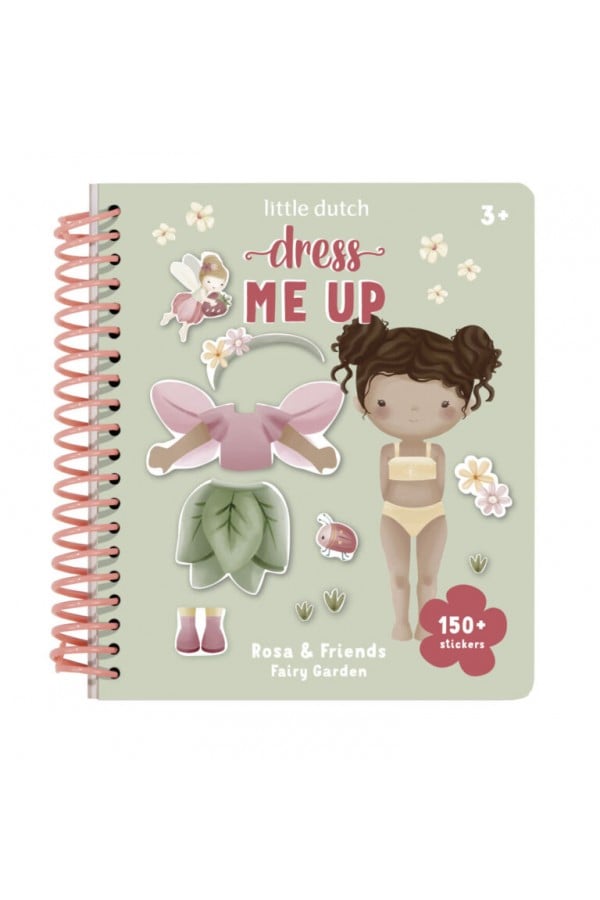 Little Dutch Dress me up book Rosa & FriendsFairy Garden LD126324