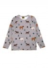 Top with dog print FW23203