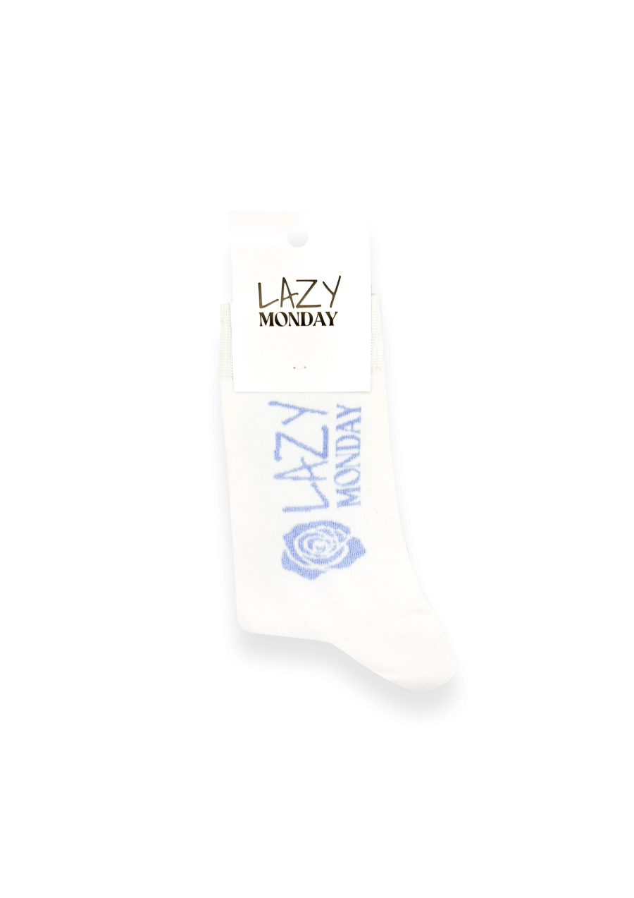 Lazy Monday socks raw white onesize LM024