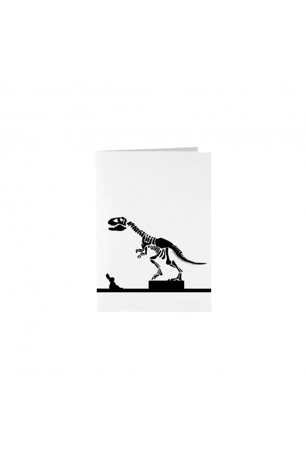 Card "Dinosaur Rabbit onesize HAM052