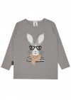 Top grey with Easter bunny E21026