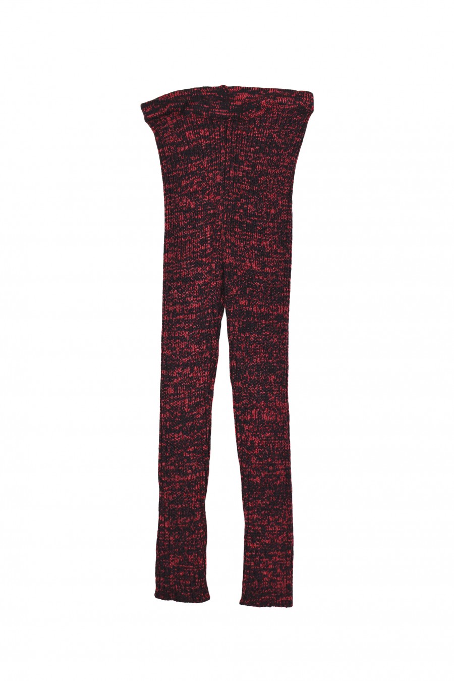 Red and grey merino leggings FW18122